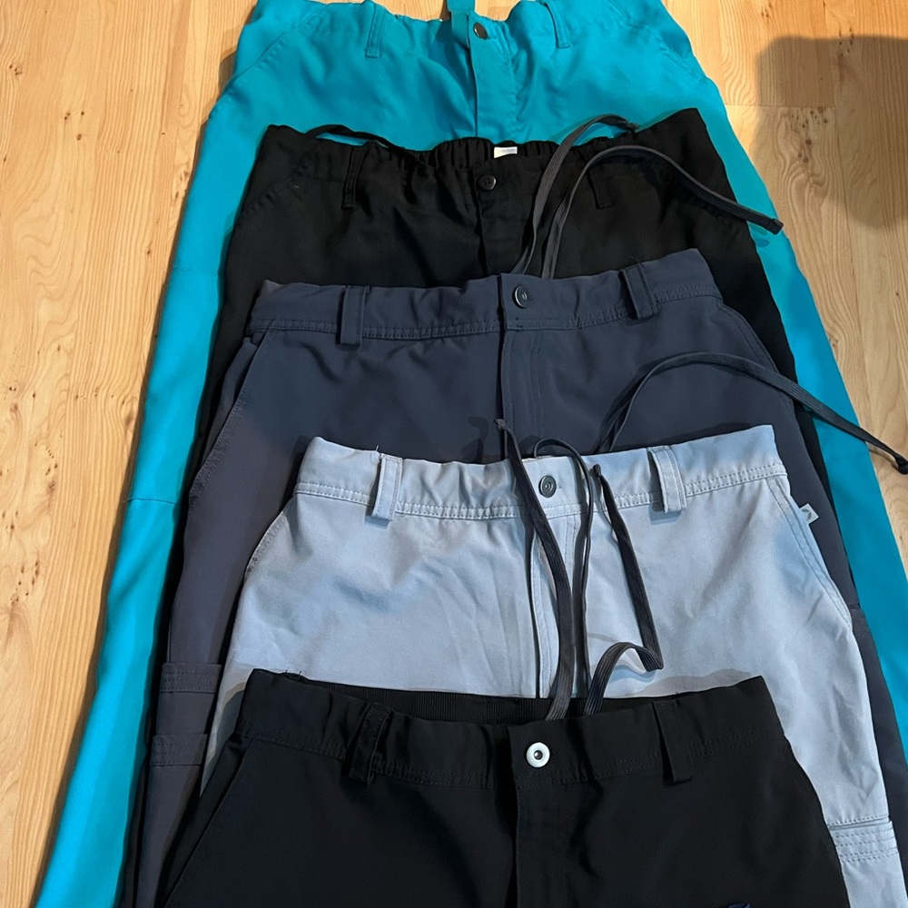 6 Pair Men’s Sz M Scrub Pants